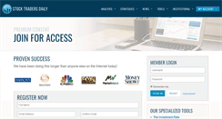 Desktop Screenshot of dev.members.stocktradersdaily.com